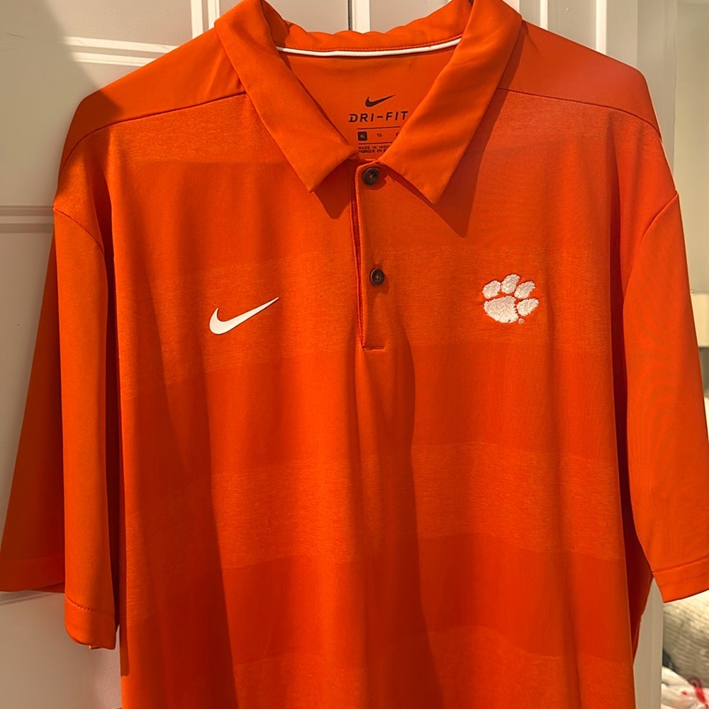 Clemson Nike Dri Fit Golf Polo